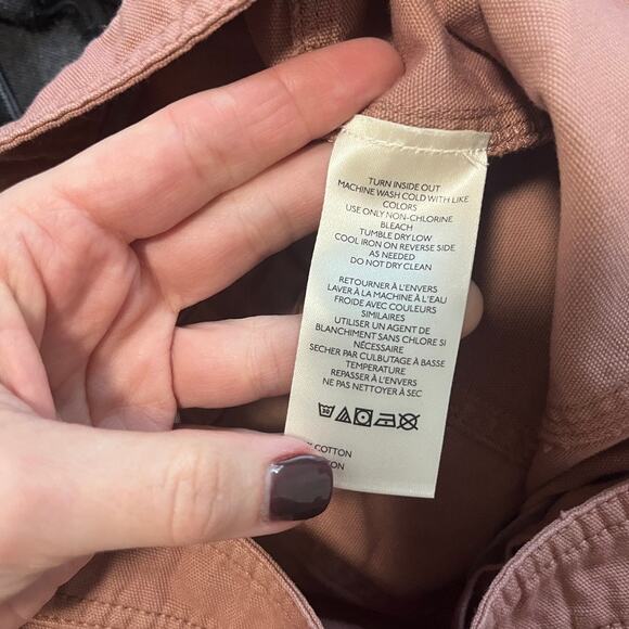 NEW By Anthropologie Plum Wide Leg Cargo Pants Size 12 - Picture 4 of 7